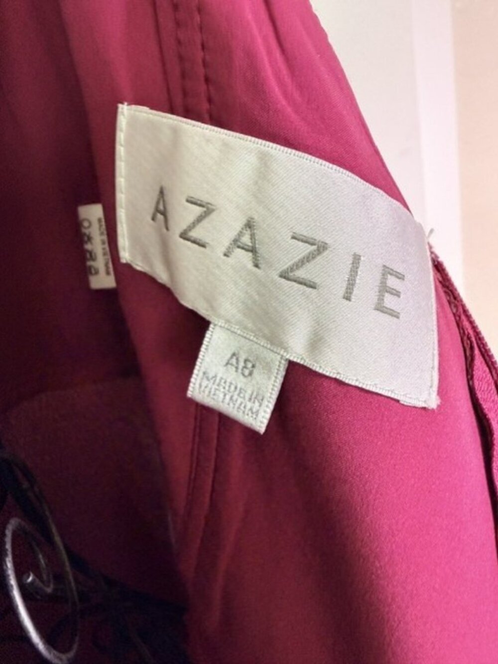 AZAZIE Mulberry Square Neck High Slit Formal Gown Size 8, NWT See Condition Note - Picture 8 of 15